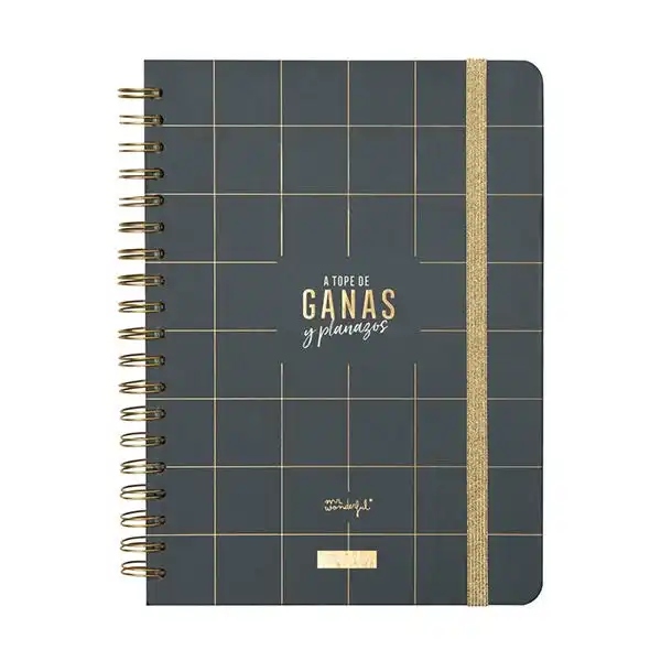 Agenda A Tope De Ganas Y Planazos - Mr Wonderful - Comparador de precios