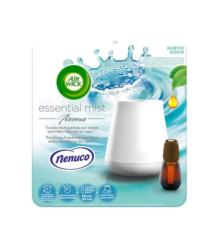 Air Wick - Ambientador eléctrico portátil Essential Mist + Recambio - Nenuco - Air wick - Comparador de precios