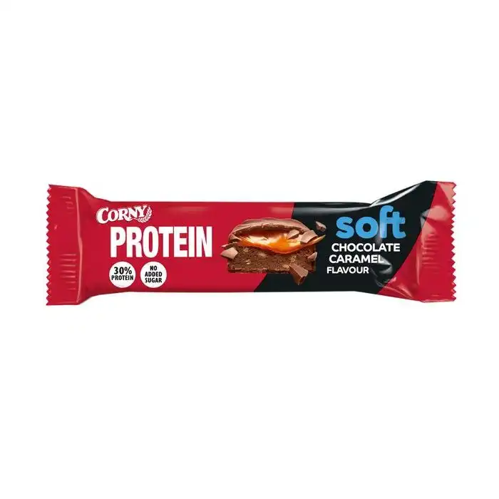 Barrita Proteica Soft Chocolate y Caramelo 45 gr - CORNY - Comparador de precios