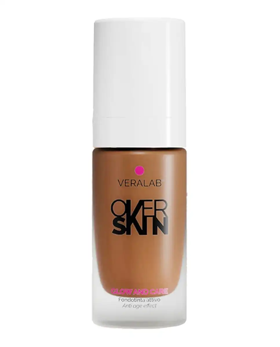 Base de Maquillaje Glow And Care 30 ml Overskin 12 PECAN - DEEP - Veralab - Comparador de precios