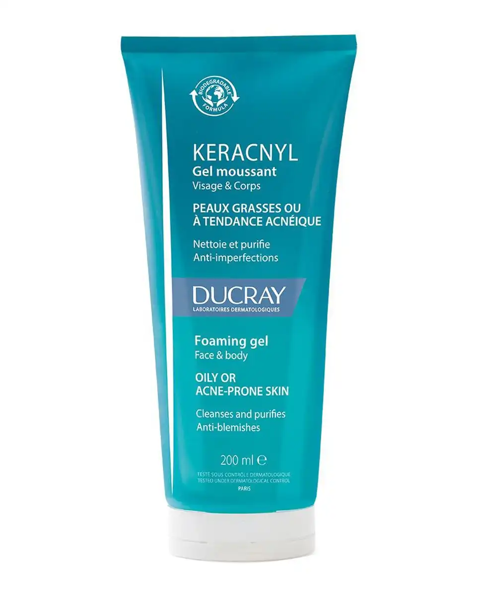 Ducray - Gel Limpiador Keracnyl 200 Ml - Ducray - Comparador de precios