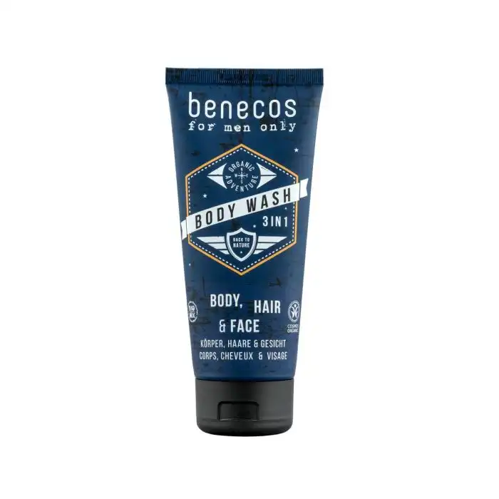 For Men Body Wash para Rostro Cuerpo y Cabello 200 ml - Benecos - Comparador de precios