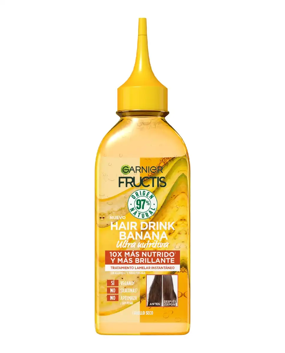 Garnier - Tratamiento Lamelar Instantáneo Ultra Nutritiva Fructis Hair Drink Banana - Garnier - Comparador de precios