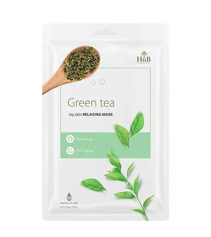 HNB - Mascarilla facial hidratante antiedad - Té verde - HNB - Comparador de precios