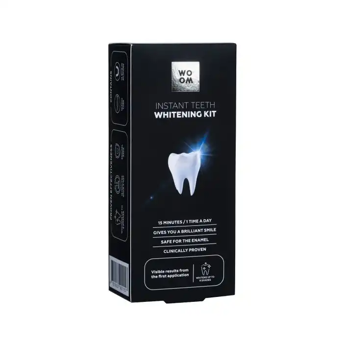 Kit de Blanqueamiento Dental Instantáneo Whitening Kit 30 ml - WOOM - Comparador de precios