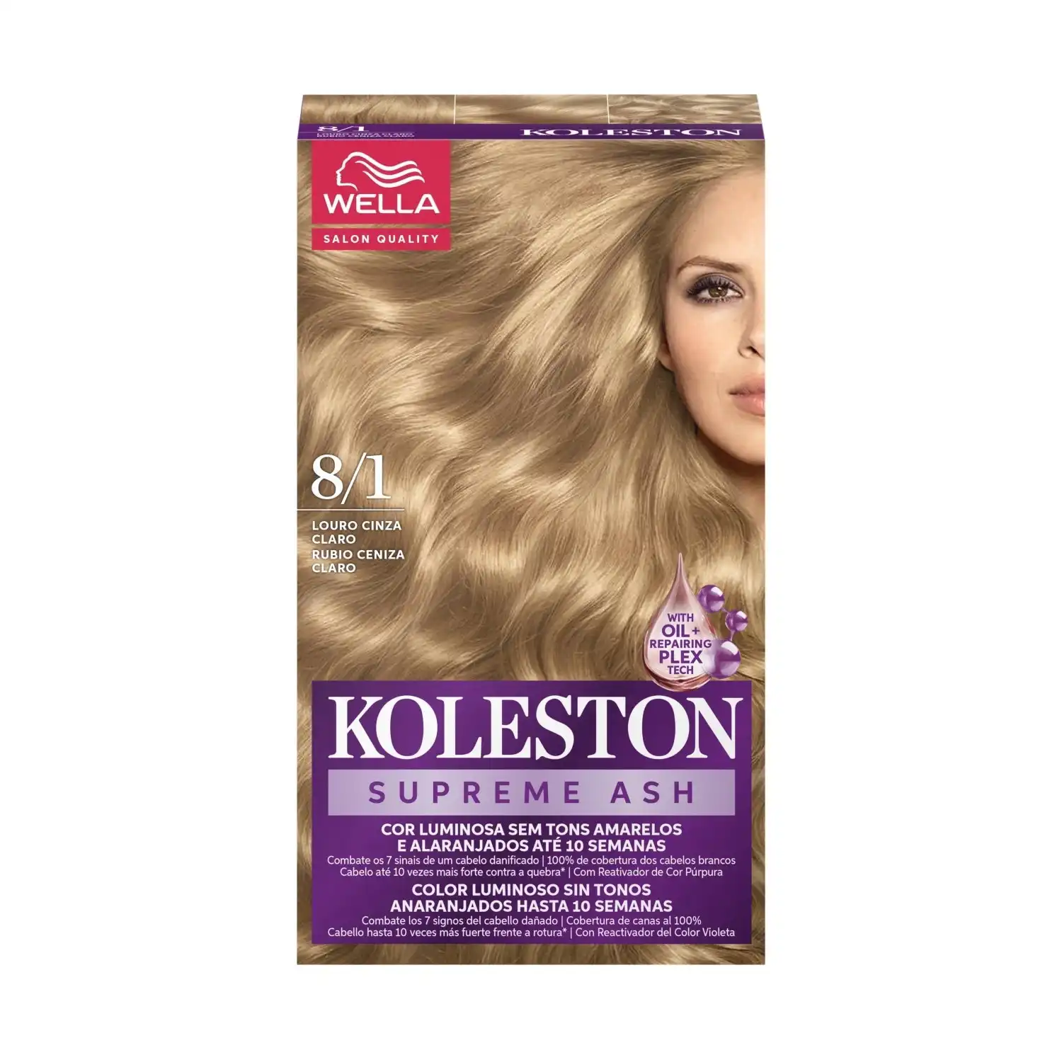 Koleston Kit Supreme-Rubio Ceniza Claro Tinte Capilar - Wella Professionals - Comparador de precios