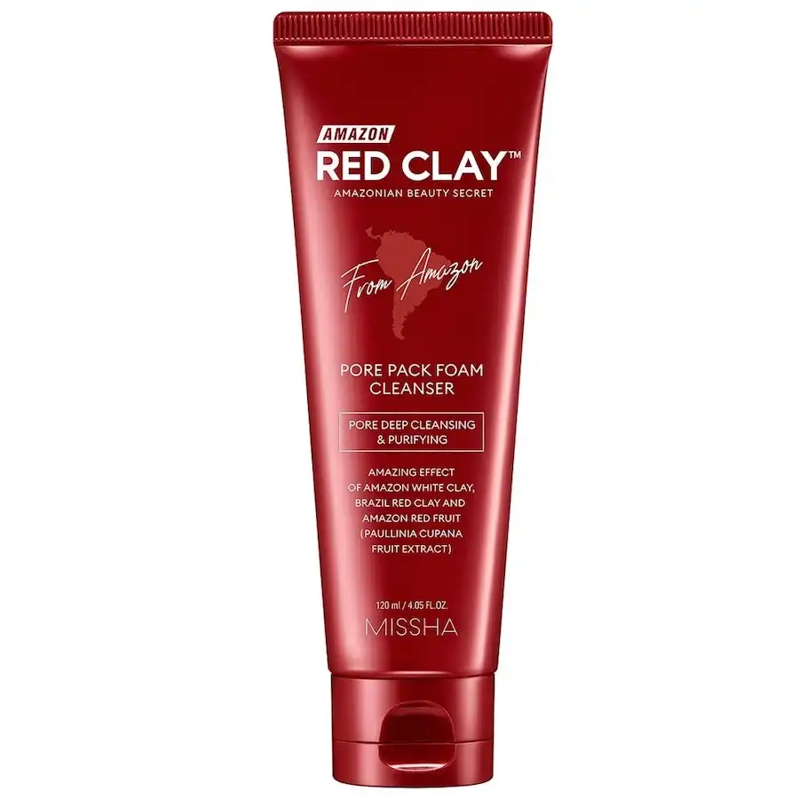 Missha - Amazon Red Clay™ Pore Pack Foam Cleanser Espumas Limpiadoras 120 ml unisex - Missha - Comparador de precios