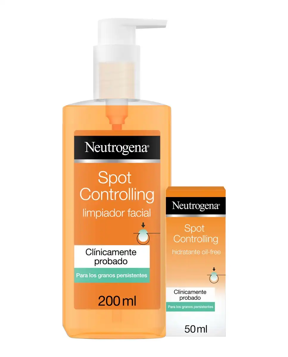 Neutrogena - Pack Cuidado Facial Visibly Clear Limpiadora Spot Proofing + Crema Hidratante - Neutrogena - Comparador de precios