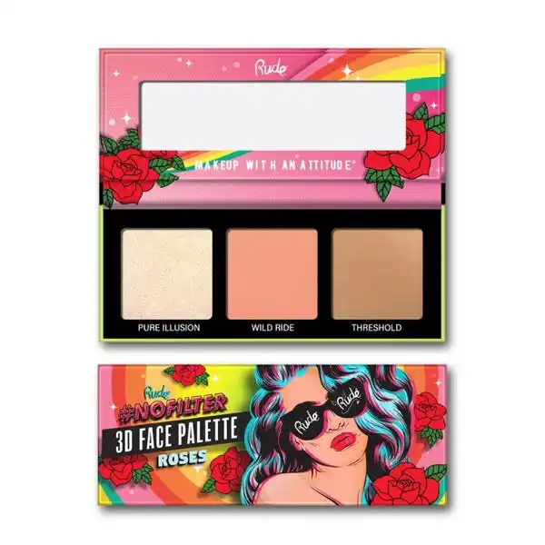 #Nofilter 3D Face Palette Roses - RUDE - Comparador de precios