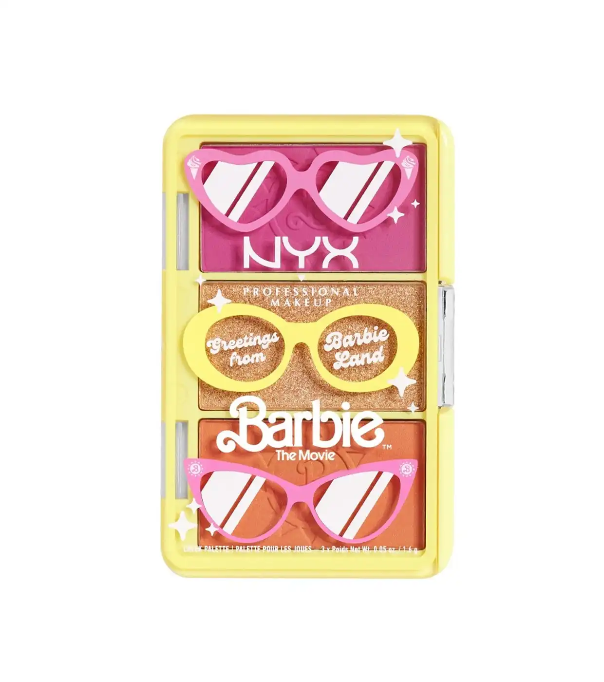 Nyx Professional Makeup - *Barbie La Película* - Mini paleta de rostro On The Go - Greetings For Barbieland - NYX Professional Makeup - Comparador de precios