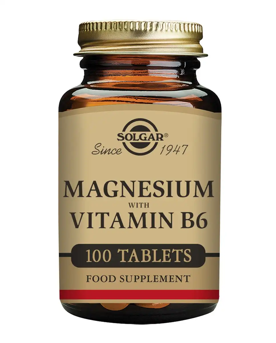 SOLGAR - 100 Comprimidos Magnesio + Vitamina B6 - SOLGAR - Comparador de precios