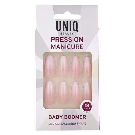 UNIQ - Bailarinas Medianas Baby Boomer Uñas postizas y diseños de uñas 24 pieces 1 Pieza - UNIQ - Comparador de precios