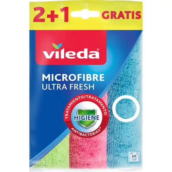 VILEDA Microfibre Ultra Fresh 3 und Bayetas Microfibras - VILEDA - Comparador de precios