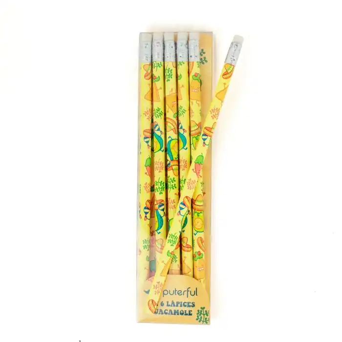 ¡34% DTO! Set 6 Lápices con Goma - Puterful by Primor - Comparador de precios