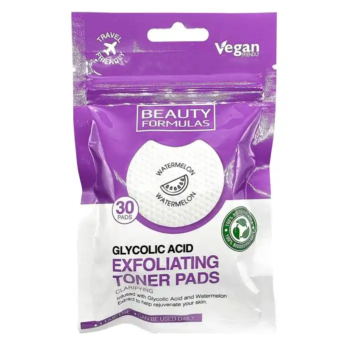 Almohadillas Limpiadoras y Exfoliantes Ácido Glicólico - Beauty Formulas - Comparador de precios