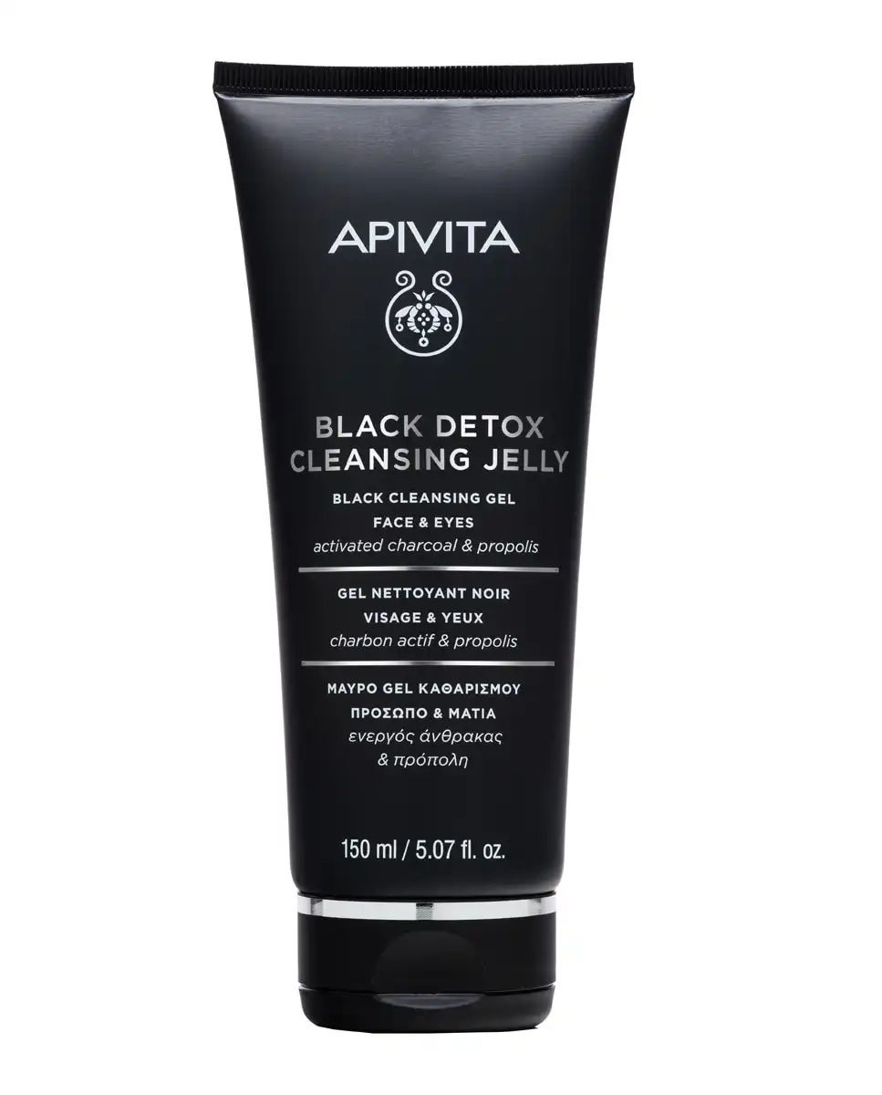 Apivita - Gel Limpiador Detox Negro Con Carbón Activo Y Propóleo - Apivita - Comparador de precios