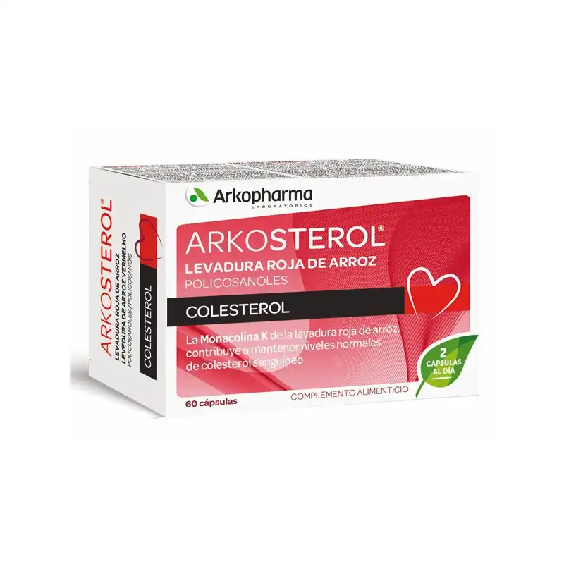 Arkosterol Levadura Roja De Arroz 60 CÁpsulas - Arkopharma - Comparador de precios