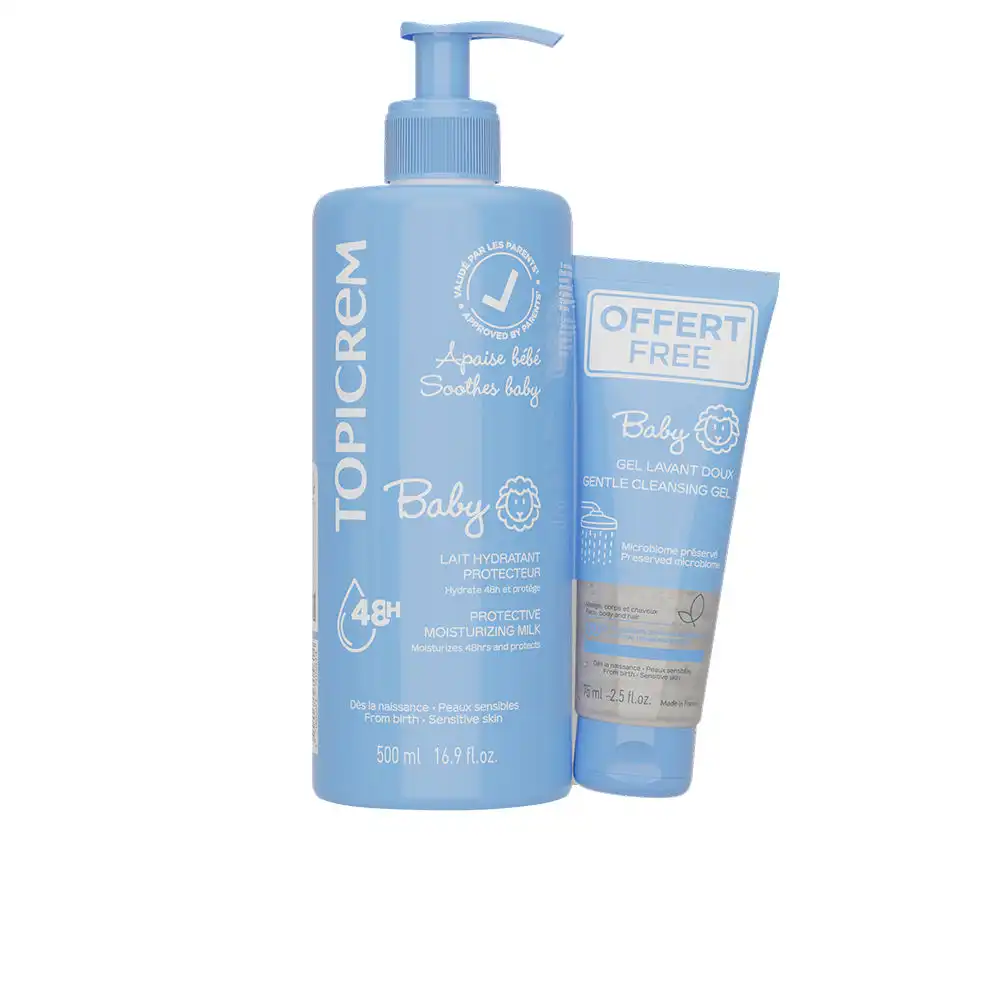 Baby Leche Hidratante 500 Ml + Gel Limpiador 75 Ml 2 u - TOPICREM - Comparador de precios