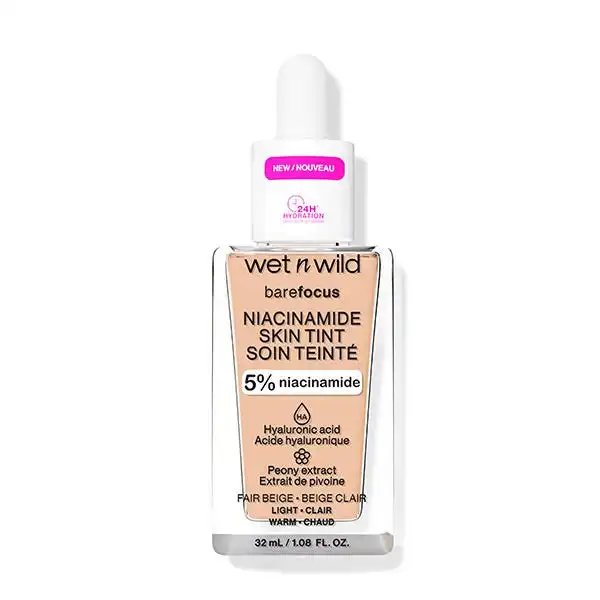 Bare Focus Niacinamide Skin Tint FAIR BEIGE - WET n WILD - Comparador de precios