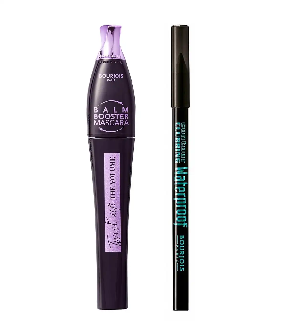 Bourjois - Set de máscara Twist Up + delineador Contour Clubbing - Balm Booster/ Black Party - Bourjois - Comparador de precios