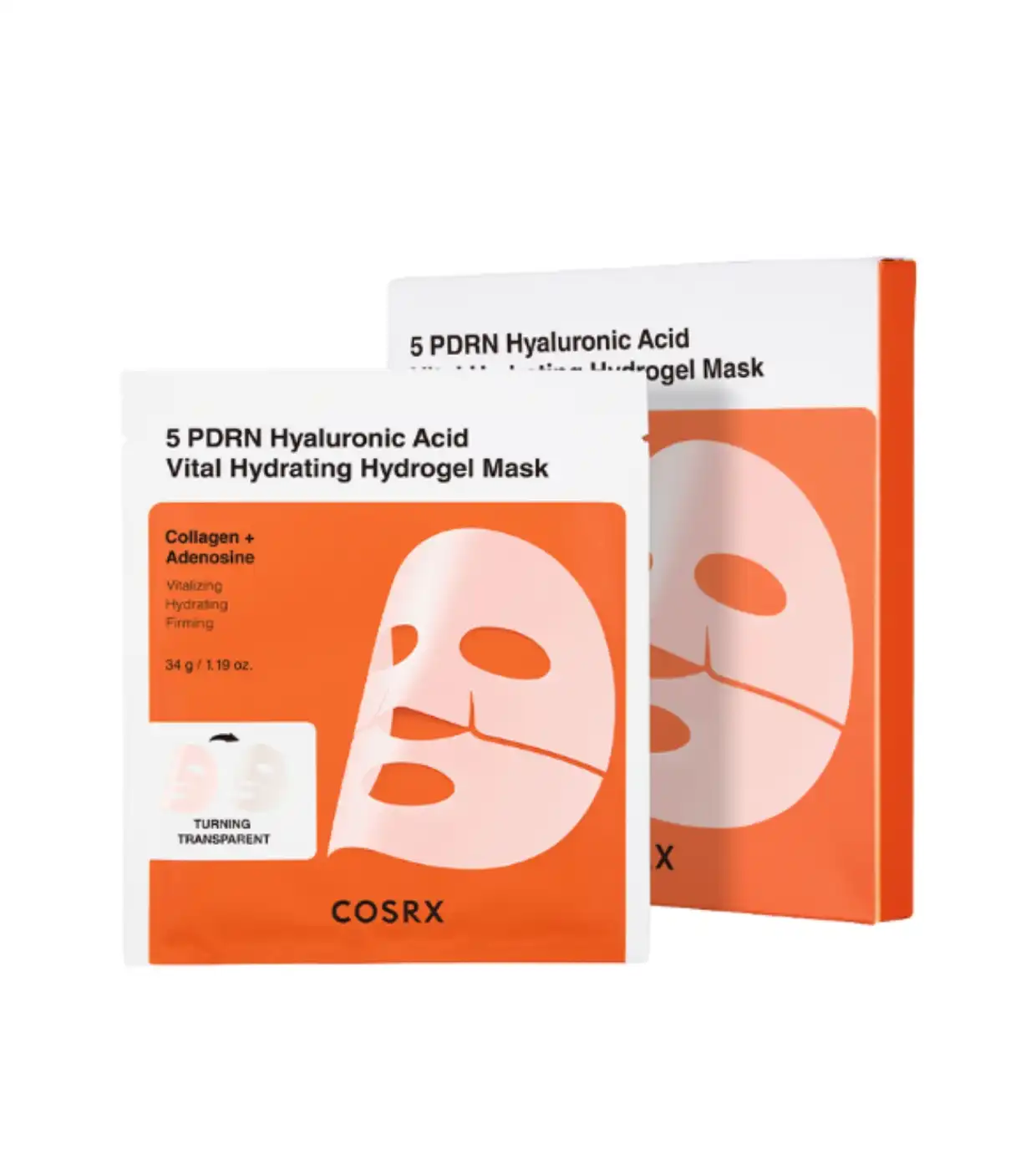 COSRX - *5 PDRN* - Pack de 3 mascarillas faciales hidratantes Hyaluronic Acid Vital - COSRX - Comparador de precios