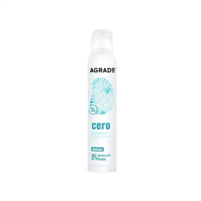 Desodorante Spray Antitransparente Spray Cero 200 ml - Agrado - Comparador de precios
