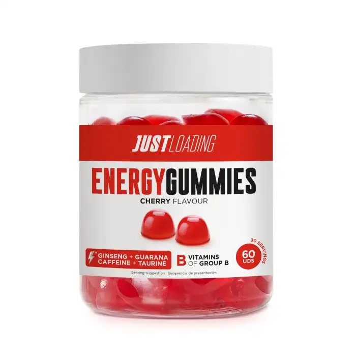 Energy Gummies Sabor Cereza - Just Loading - Comparador de precios