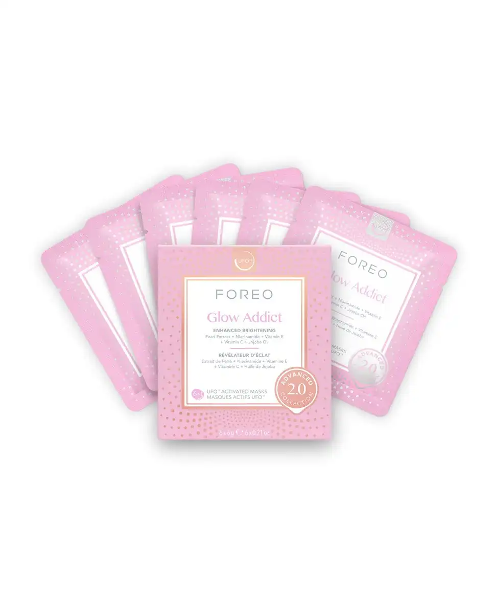 FOREO - Glow Addict 2.0 Advanced Collection - Mascarilla Facial Especial Luminosidad Para Pieles Apagadas Y Mates Diseñada Para UFO? - Foreo - Comparador de precios