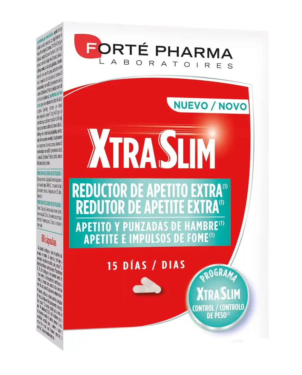 Forté - 60 Cápsulas Xtraslim Reductor De Apetito Pharma - Forté - Comparador de precios