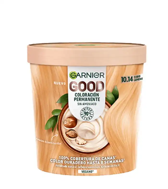 Garnier - Coloración permanente sin amoniaco Good - 10.14: Rubio Camomila - Garnier - Comparador de precios