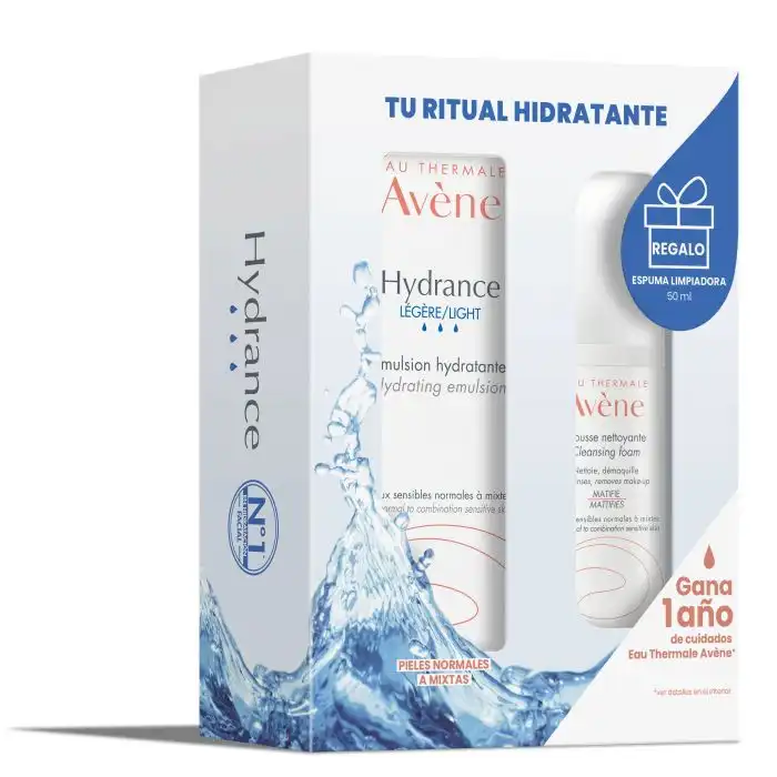 Hydrance Emulsión Hidratante Ligera + Espuma Limpiadora - Avène - Comparador de precios