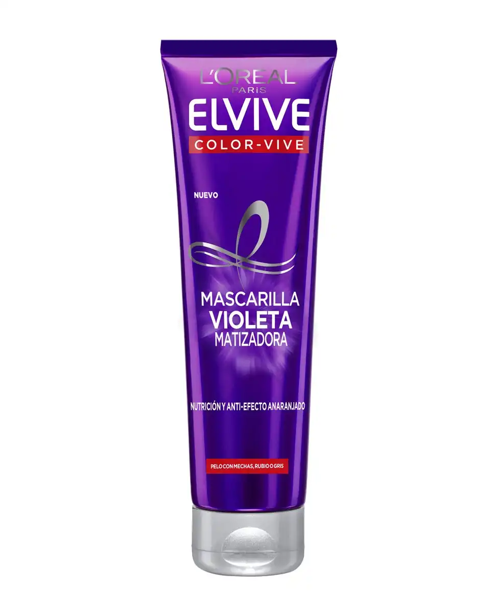 L'Oréal Paris - Mascarilla Violeta Matizadora Para El Pelo Con Mechas, Rubio O Gris Elvive Color Vive 150 Ml - L'Oréal Paris - Comparador de precios