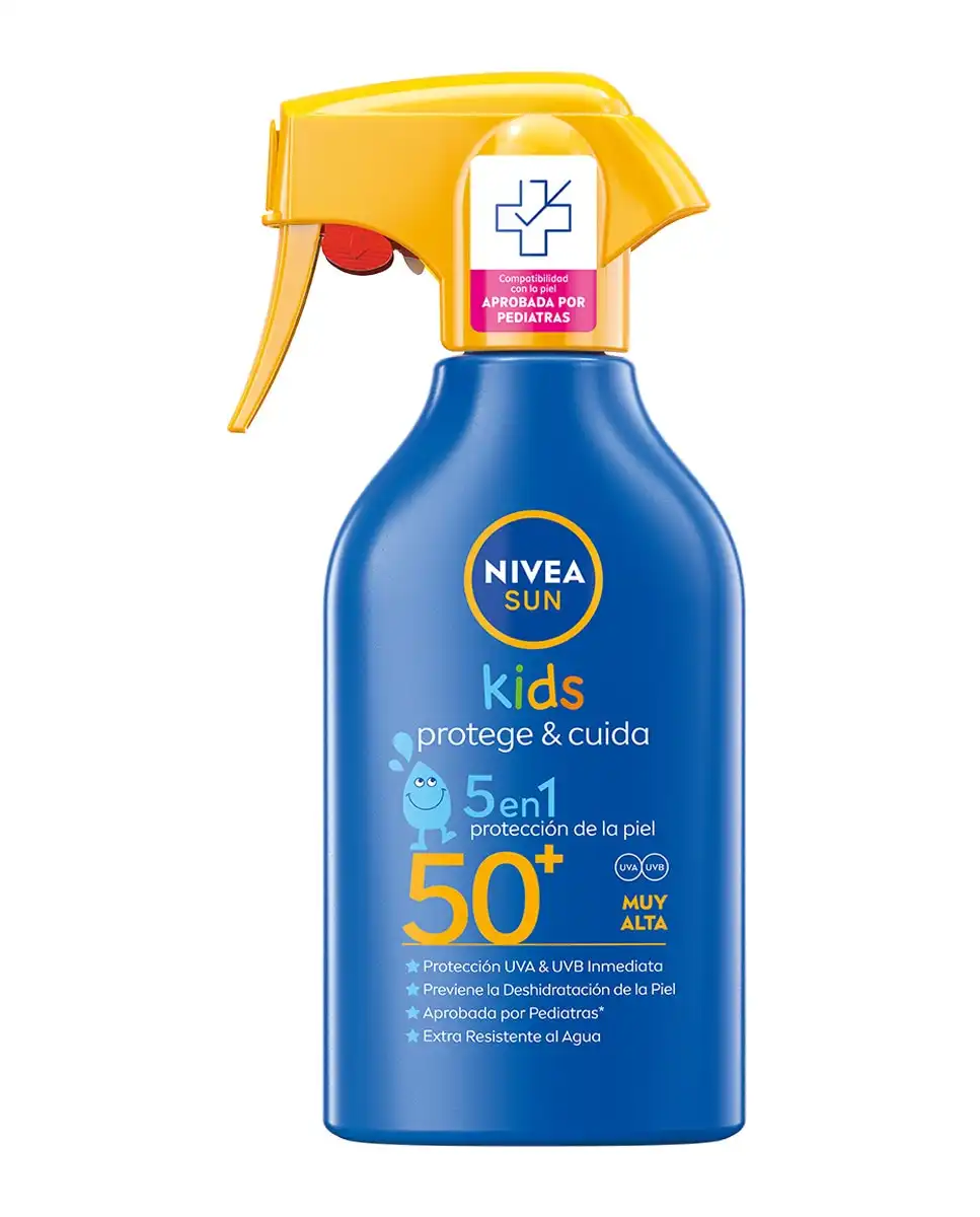 NIVEA - Spray Solar En Pistola Protege & Cuida Kids SPF 50+ Sun - Nivea - Comparador de precios