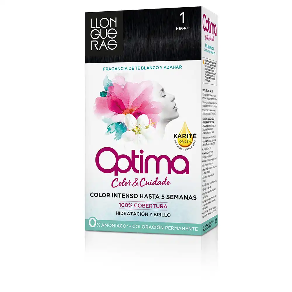 Optima hair colour #1-black - Llongueras - Comparador de precios