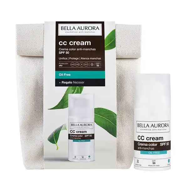 Pack Cc Oil Free Spf 50 + Bolsa - BELLAÂ AURORA - Comparador de precios