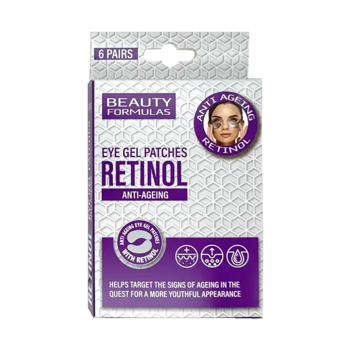 Parches de Gel para Ojos Anti-Envejecimiento con Retinol - Beauty Formulas - Comparador de precios