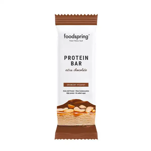 Protein Bar Extra Chocolate Crunchy Peanut - FOODSPRING - Comparador de precios
