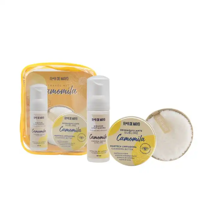 Set de Viaje Limpiador Facial Camomila 50 ml - Flor de Mayo - Comparador de precios
