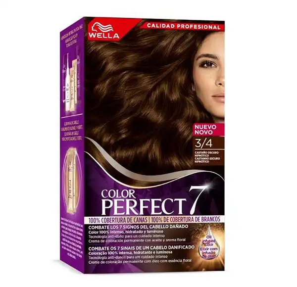 Tinte Color Perfect 3/4 Castaño Oscuro Hipnotico - COLOR PERFECT 7 - Comparador de precios