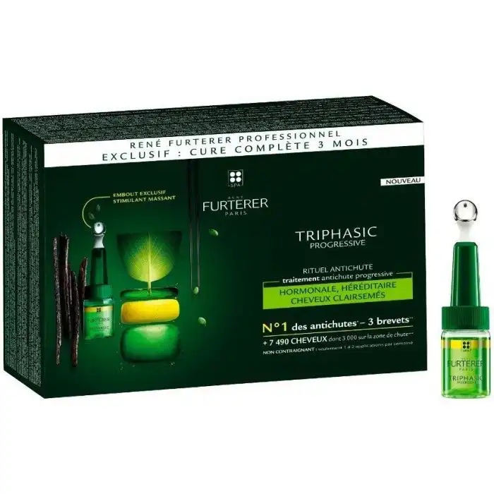 Triphasic Ritual Progresivo Anticaída 5.5 ml - René Furterer - Comparador de precios