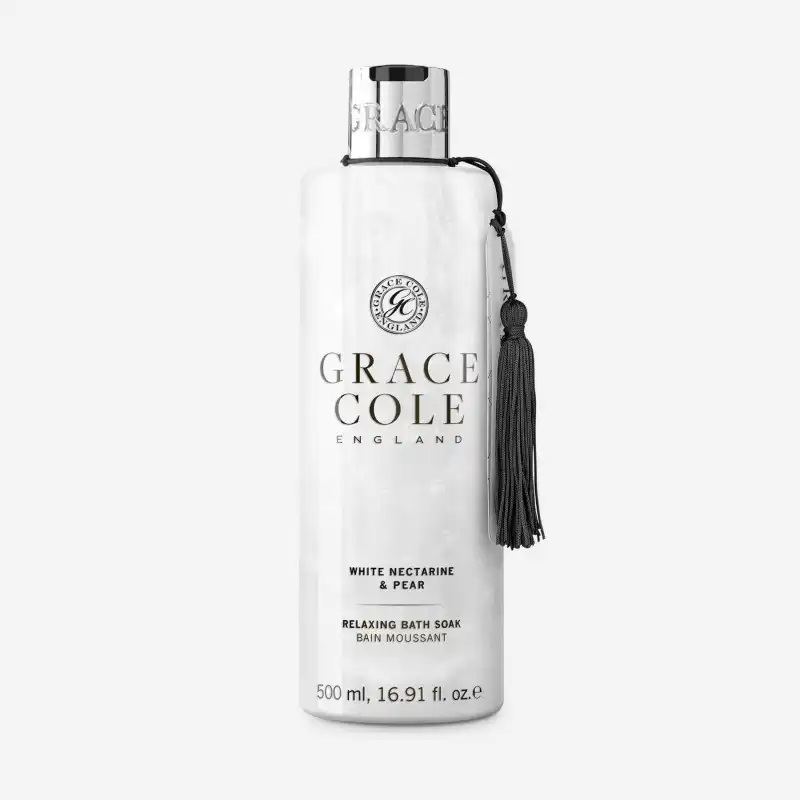 White nectarine & pear relaxing bath foam 500ml - Grace Cole - Comparador de precios