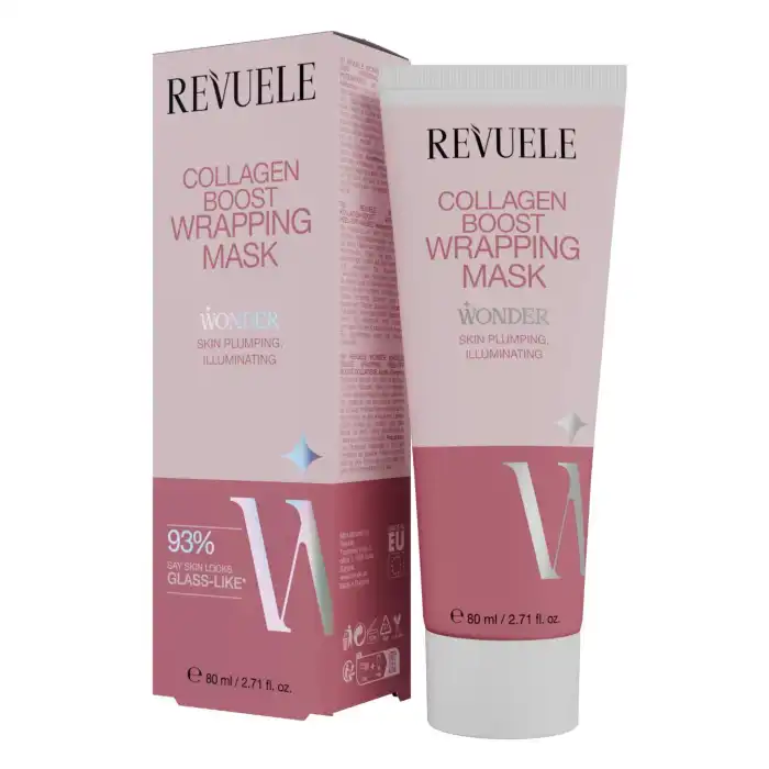 Wonder Collagen Boost Wrapping Mask Mascarilla Facial 80 ml - Revuele - Comparador de precios