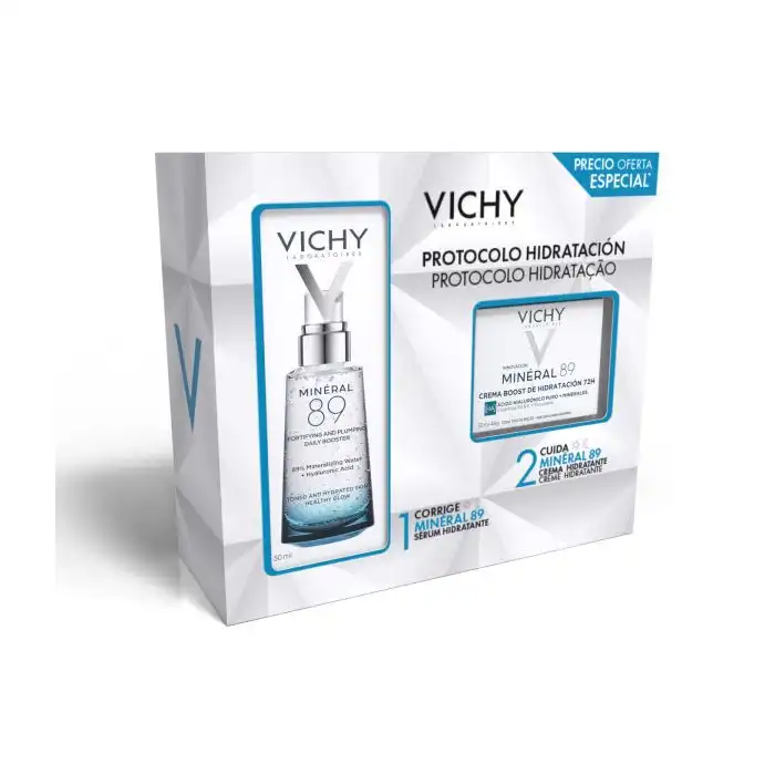 ¡27% DTO! Minéral 89 Protocolo Estuche Hidratación Día y Noche 100 ml - Vichy - Comparador de precios