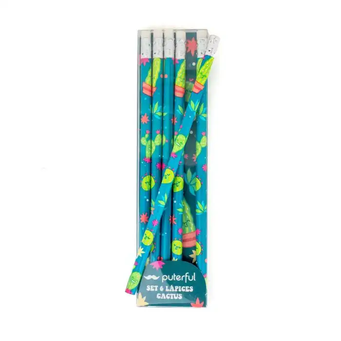 ¡34% DTO! Set 6 Lápices con Goma - Puterful by Primor - Comparador de precios