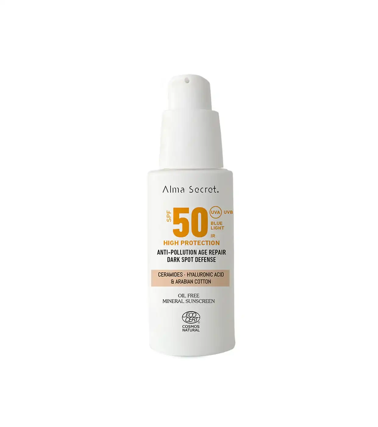 Alma Secret - Protector solar facial SPF50 con color - Sand - Alma Secret - Comparador de precios
