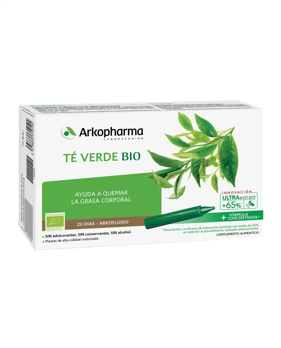 Arkopharma - 20 Ampollas Arkofluido Té Verde Bio - Arkopharma - Comparador de precios