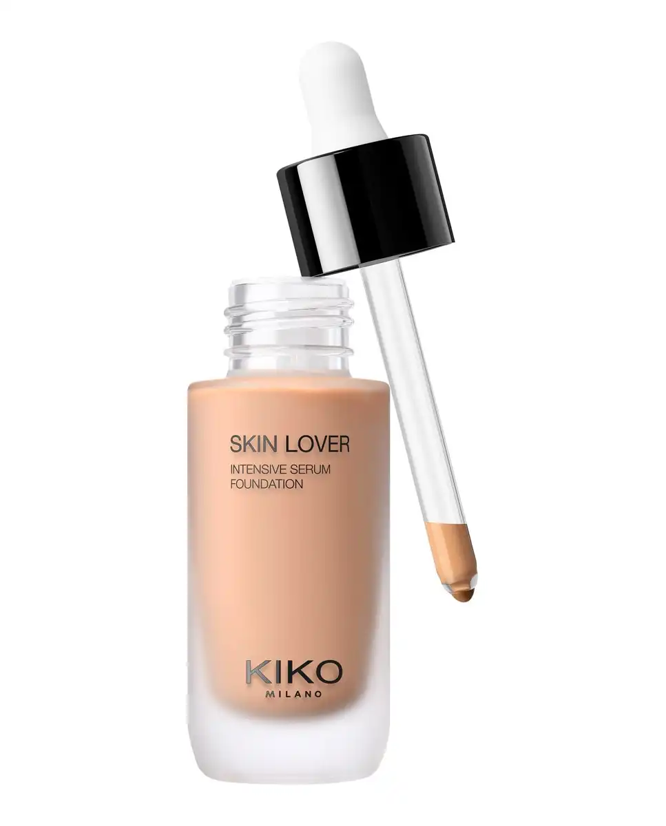 Base De Maquillaje Hidratante En Sérum De Larga Duración; Skin Lover Intensive Serum Foundation Kiko Milano 4WG Warm Gold - Kiko Milano - Comparador de precios