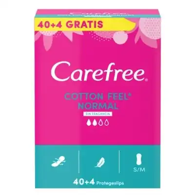 Carefree Carefree Protege Slip Cotton Sin Fragancia , 40 un - CAREFREE - Comparador de precios