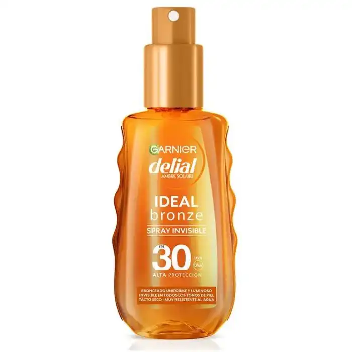 Delial Ideal Bronze Aceite protector SPF30 150 ml - Garnier - Comparador de precios