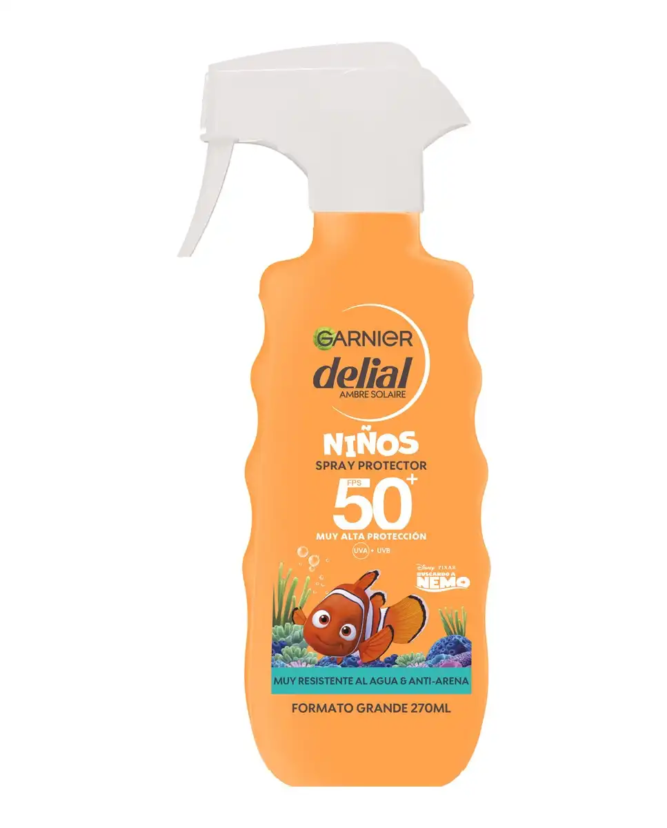DELIAL - Protector Solar En Spray Para Niños Eco-Diseñado Nemo SPF50 Garnier - DELIAL - Comparador de precios